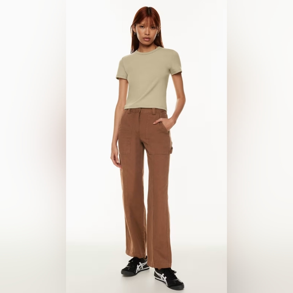 🎉 3/$60 BNWT Aritzia Sunday Best New Oscar Pants In Cognac Size 2